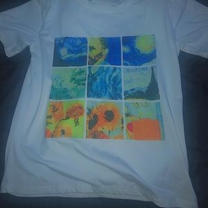 Painting graphic tee